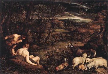 Jacopo Bassano Painting - Jardín Del Edén Jacopo Bassano